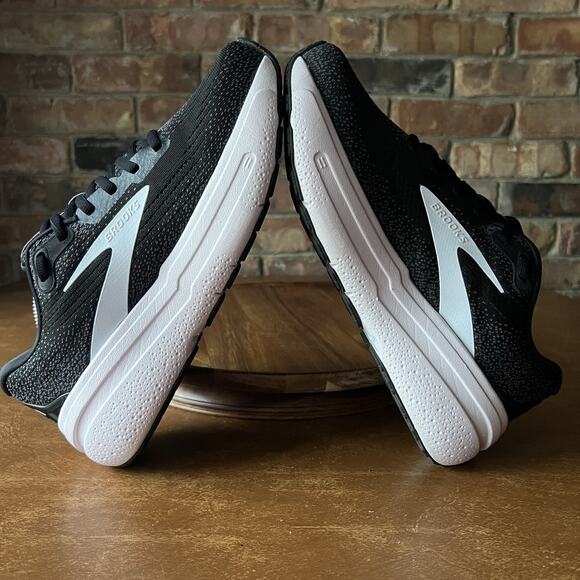 Brooks Ghost Max 2 Black Pink Max Cushion Road Running Shoes Sneakers Women's 8 - Picture 7 of 16